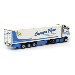 EUROPE FLYER MERCEDES-BENZ ACTROS MP4 GIGA SPACE 4X2 THERMOKING REEFER TRAILER - 3 AXLE
