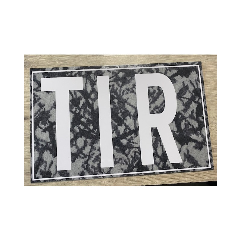 PLAQUE T.I.R - DANOIS GRIS - 40X25 CM