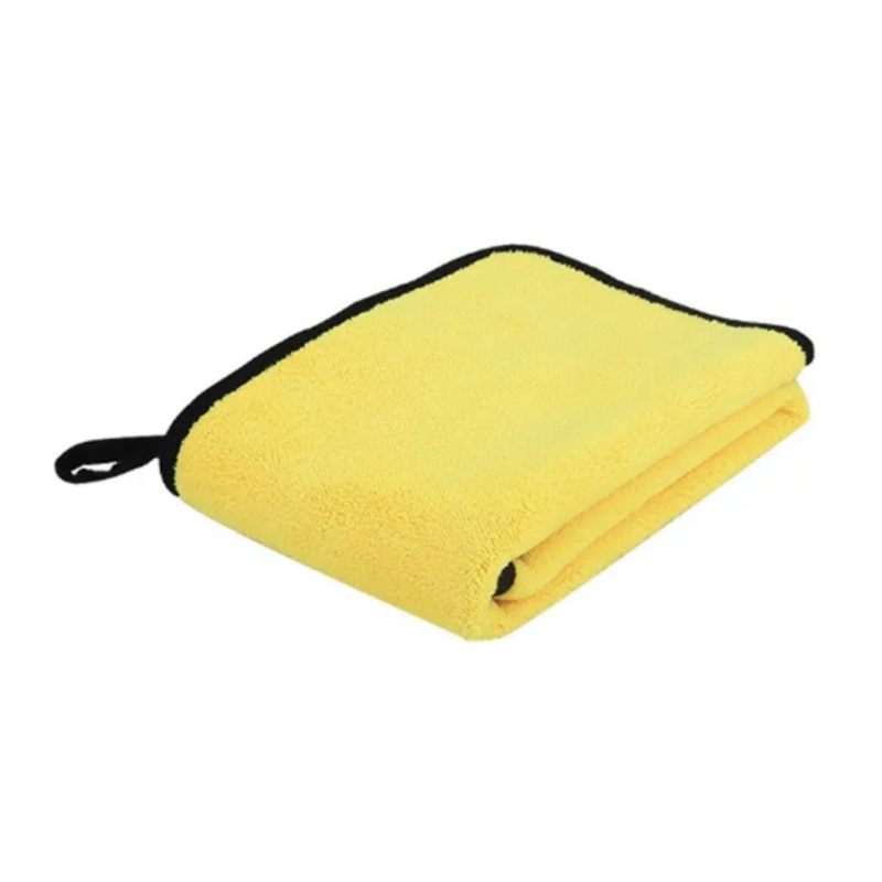 SERVIETTE MICRO FIBRE JAUNE/GRIS