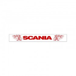 Bavette blanche 2400 x 350 Scania Rouge