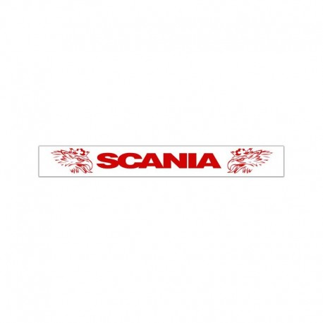 Bavette blanche 2400 x 350 Scania Rouge