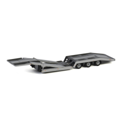 PREMIUM LINE TRUCK TRANSPORTER SILVER - 3 AXLE