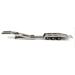 PREMIUM LINE TRUCK TRANSPORTER SILVER - 3 AXLE