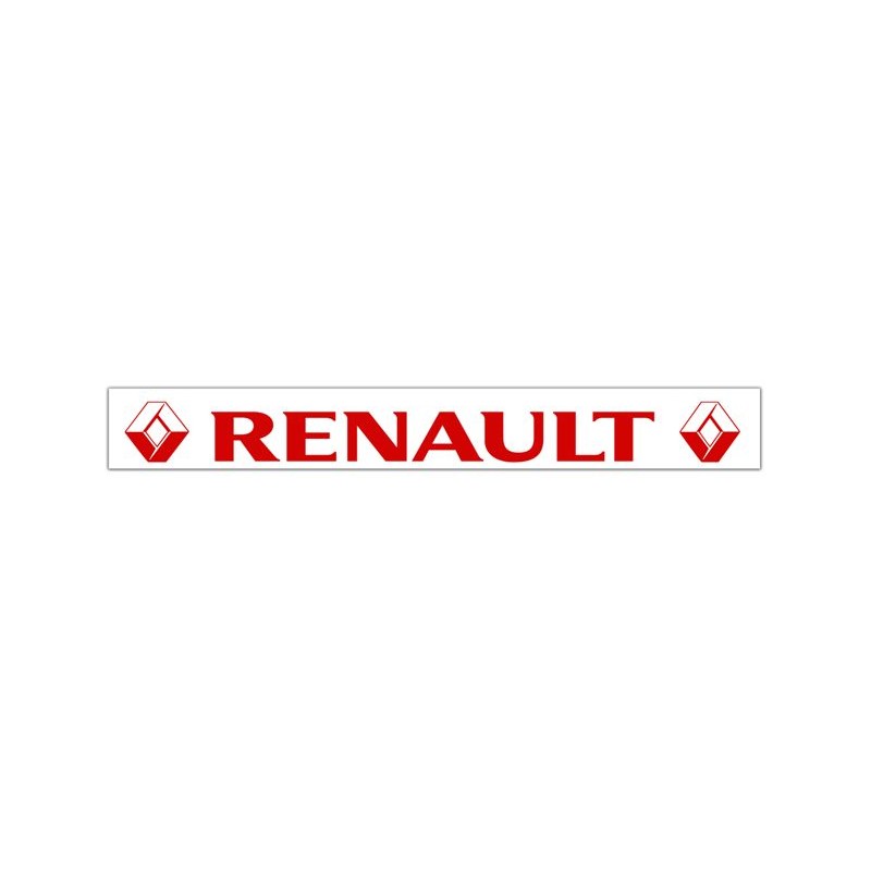 Bavette noire 2400 x 330 Renault blanc - Class Design