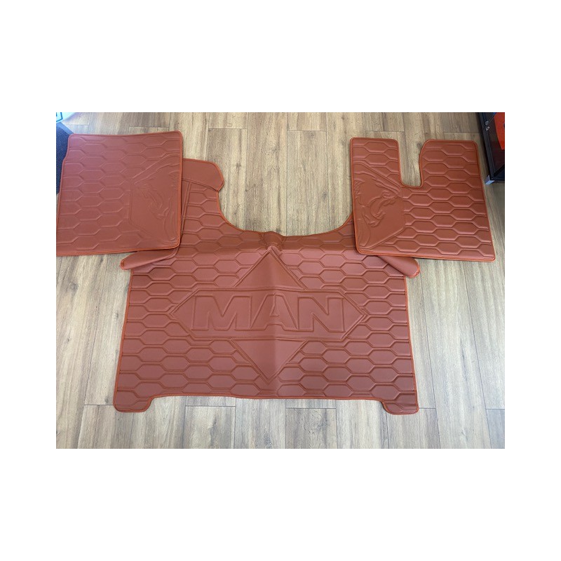 TAPIS NID D'ABEILLE MARRON MAN 2018 2 TIROIRS