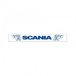 Bavette blanche 2400 x 350 Scania bleu