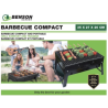 BARBECUE COMPACT ET PORTABLE 35x27x20