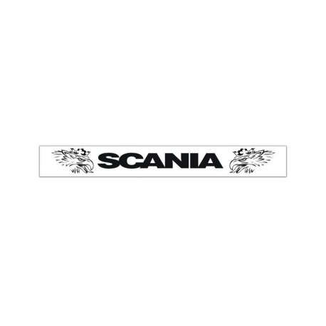 Bavette blanche 2400 x 350 Scania noir