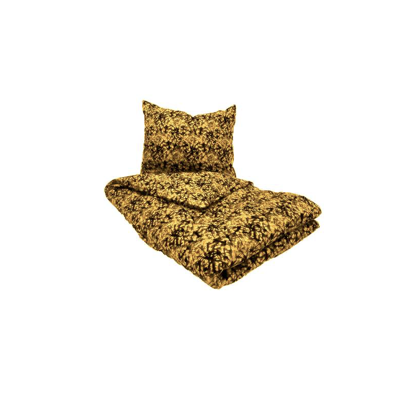 HOUSSE DE COUETTE 1 PERSONNE DANOIS JAUNE 140X200