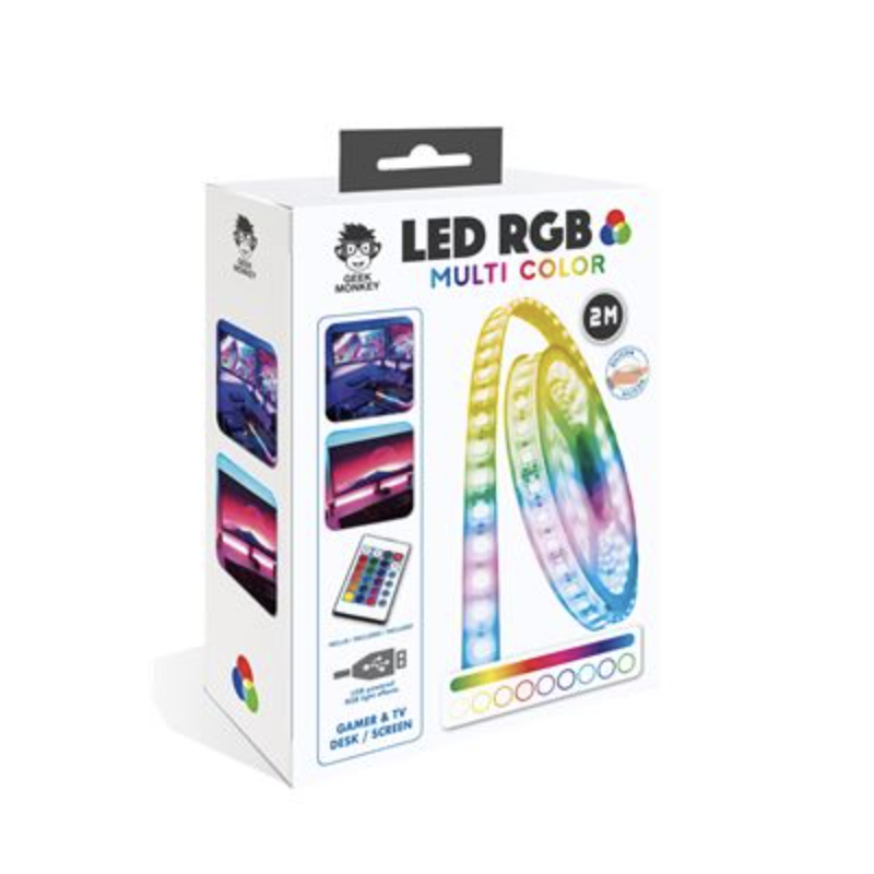 LED RGB - 2M - TÉLÉCOMMANDE LED RGB - 2M - TÉLÉCOMMANDE