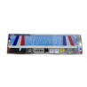 PLAQUE PLEXIGLAS LUMINEUSE FRANCE 12/24V 36 LEDS 60 X 11 CM