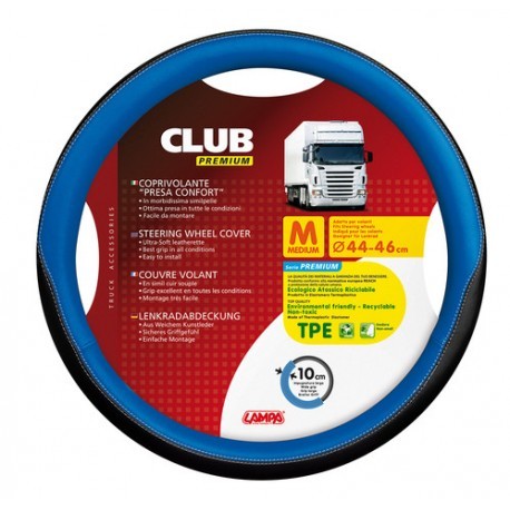 COUVRE VOLANT CLUB 44/46 BLEU