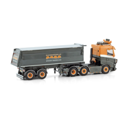 BAGGERBEDRIJF MIDDEN NEDERLAND IVECO S-WAY AS 6X2 TWINSTEER HALFPIPE TIPPER TRAILER - 2 AXLE