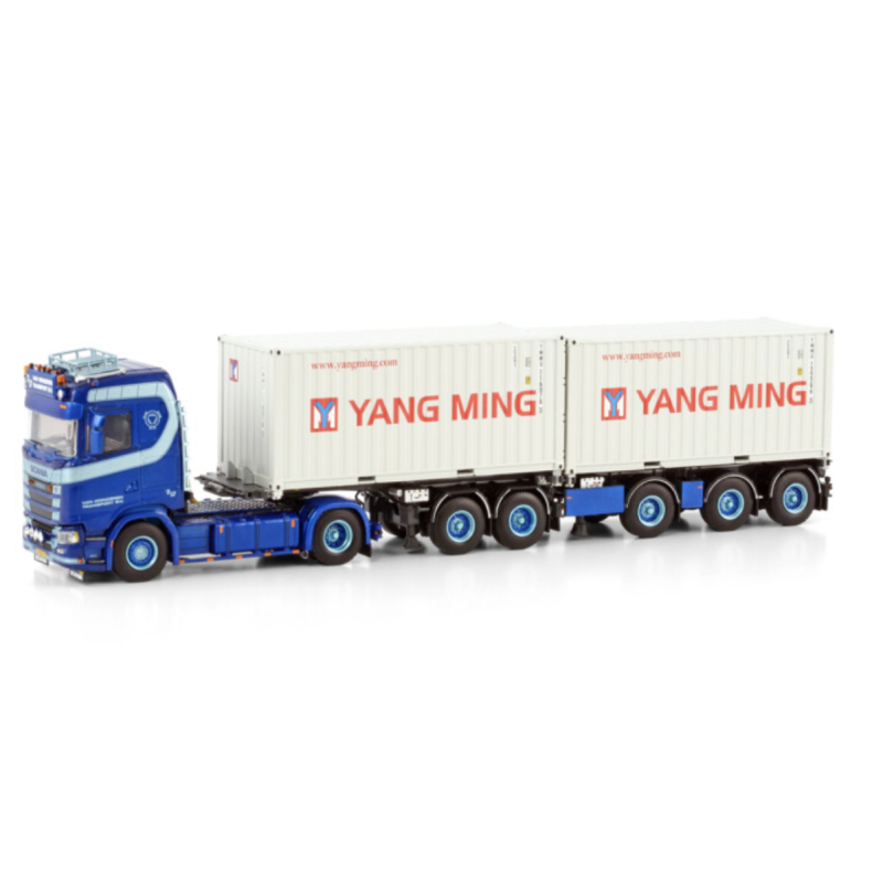 VAN WONDEREN BEESD B.V. SCANIA S NORMAL CS20N 4X2 2CONNECT COMBI TRAILER - 2+3 AXLE + 2X 20FT CONTAINER
