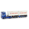 VAN WONDEREN BEESD B.V. SCANIA S NORMAL CS20N 4X2 2CONNECT COMBI TRAILER - 2+3 AXLE + 2X 20FT CONTAINER