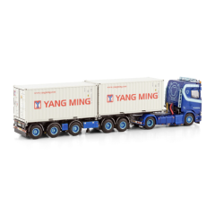 VAN WONDEREN BEESD B.V. SCANIA S NORMAL CS20N 4X2 2CONNECT COMBI TRAILER - 2+3 AXLE + 2X 20FT CONTAINER
