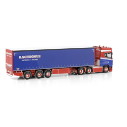 R. SCHOONUS SCANIA S HIGHLINE CS20H 6X2 TAG AXLE CURTAINSIDE TRAILER - 3 AXLE