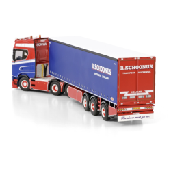 R. SCHOONUS SCANIA S HIGHLINE CS20H 6X2 TAG AXLE CURTAINSIDE TRAILER - 3 AXLE