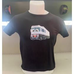 T SHIRT ENFANT CLASS NOIR 3/4 ANS