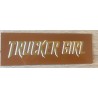 PLAQUE TRUCKER GIRL OR