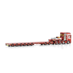 SPIESS SCANIA STREAMLINE TOPLINE 8X4 BROSHUIS SL 100 TONNER WITH 2 AXLE DOLLY - 6 AXLE