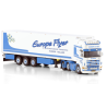 EUROPE FLYER SCANIA R4 TOPLINE 6X2 TWINSTEER REEFER TRAILER - 3 AXLE