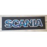 PLAQUE SCANIA NOIR/DANOIS BLEU