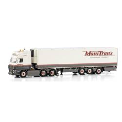 MANITRANS VOLVO FH3 GLOBETROTTER XL 6X2 TAG AXLE REEFER TRAILER - 3 AXLE