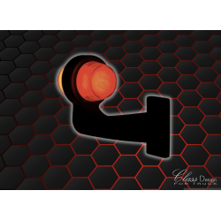 BOULICHES NEON COUDÉ ORANGE/ROUGE