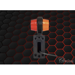 BOULICHES NEON COUDÉ ORANGE/ROUGE