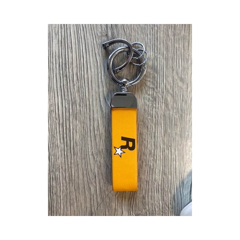 PORTE CLÉ ROCKSTAR SIMILI CUIR