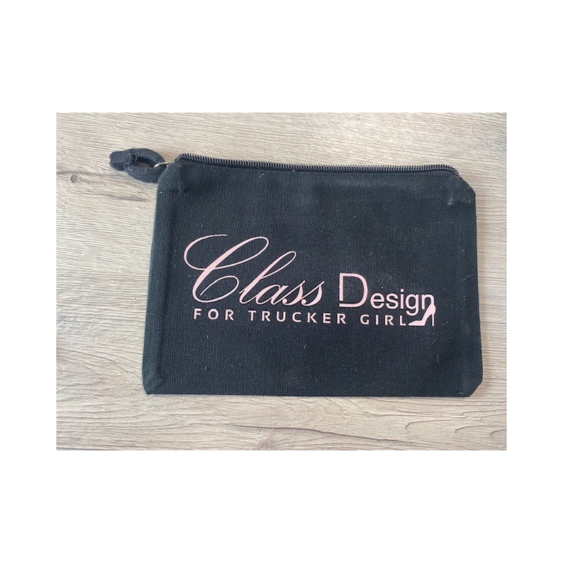 POCHETTE CLASS DESIGN FOR TRUCKER GIRL NOIR/ROSE