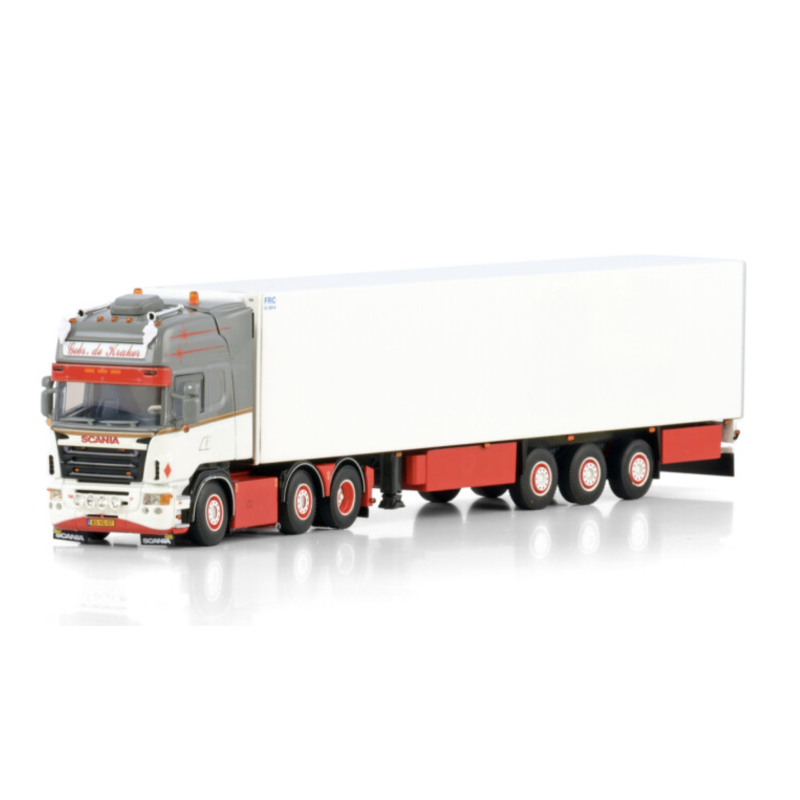 DE KRAKER SCANIA R5 TOPLINE 6X2 TWIN STEER REEFER TRAILER - 3 AXLE