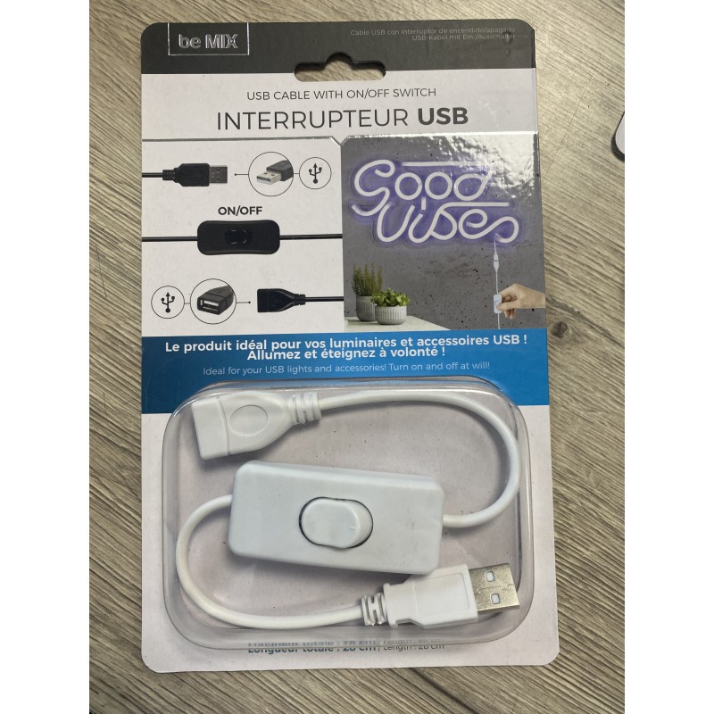 INTERRUPTEUR USB ON/OFF