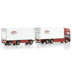 N.C. CHRISTENSEN & SONNER SCANIA R HIGHLINE CR20H RIGED REEFER TRUCK 6X2 TAG AXLE RIGED REEFER DRAWBAR TURNTABLE TRAILER - 3 ...