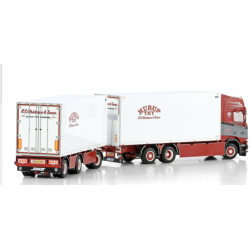 N.C. CHRISTENSEN & SONNER SCANIA R HIGHLINE CR20H RIGED REEFER TRUCK 6X2 TAG AXLE RIGED REEFER DRAWBAR TURNTABLE TRAILER - 3 ...