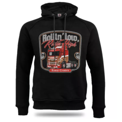 HOODIE - RONNY CEUSTERS LAAKDAL - ROLLIN LOW RIDING HIGH - NOIR