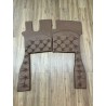 Tapis capitonnés Scania NG R - passager pneumatique - lumineux - marron/marron