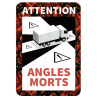 STICKERS ANGLES-MORT DANOIS ROUGE