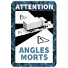 STICKERS ANGLES-MORTS DANOIS BLEU