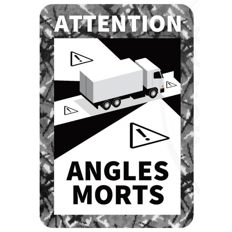 STICKERS ANGLES-MORTS DANOIS GRIS