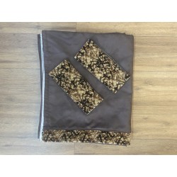 RIDEAUX ALCANTARA MARRON REBORDS DANOIS MARRON