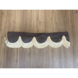 FRANGE MARRON FILS BEIGE