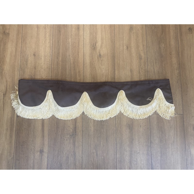 FRANGE MARRON FILS BEIGE