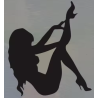 STICKERS GIRL NOIR