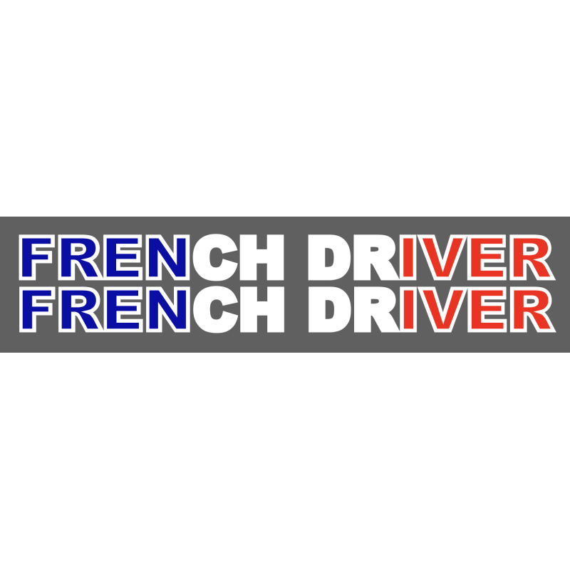 STICKERS FRENCHDRIVER BLEU BLANC ROUGE STICKERS FRENCHDRIVER BLEU BLANC ROUGE