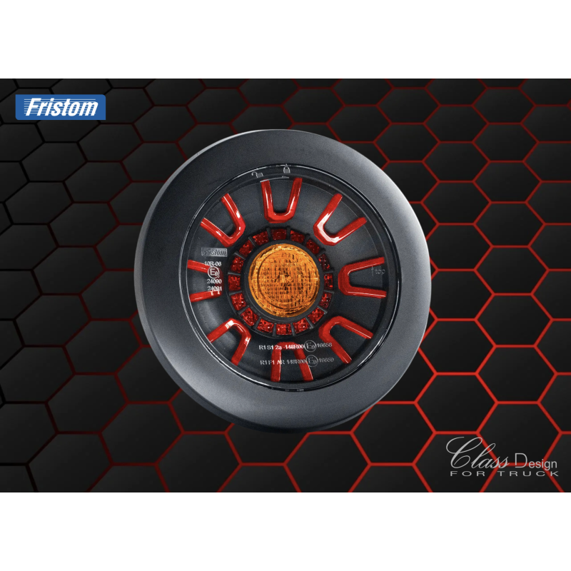 Feu arrière BLACK - position/stop/clignotant