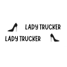 STICKERS VITRES LADY TRUCKER