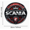 PLAQUE RONDE SCANIA