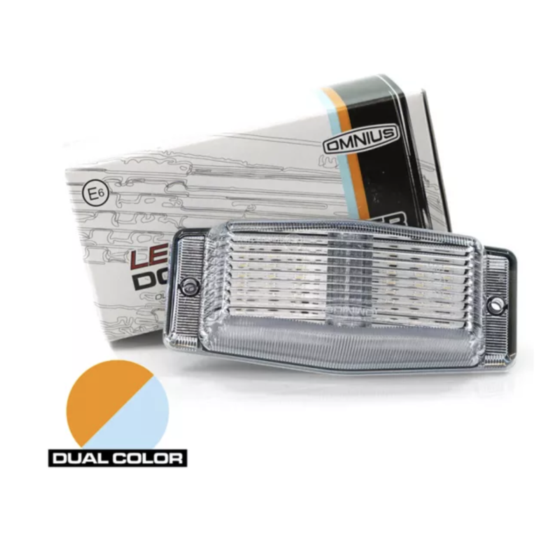 DOUBLE AMPOULE À LED ORANGE/BLANC